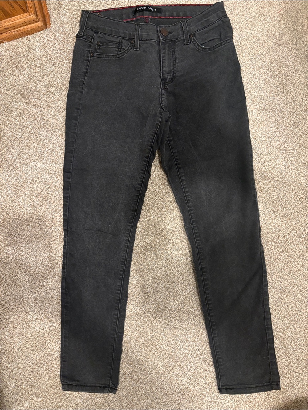Angry Rabbit Black Slim Stretch Jeans